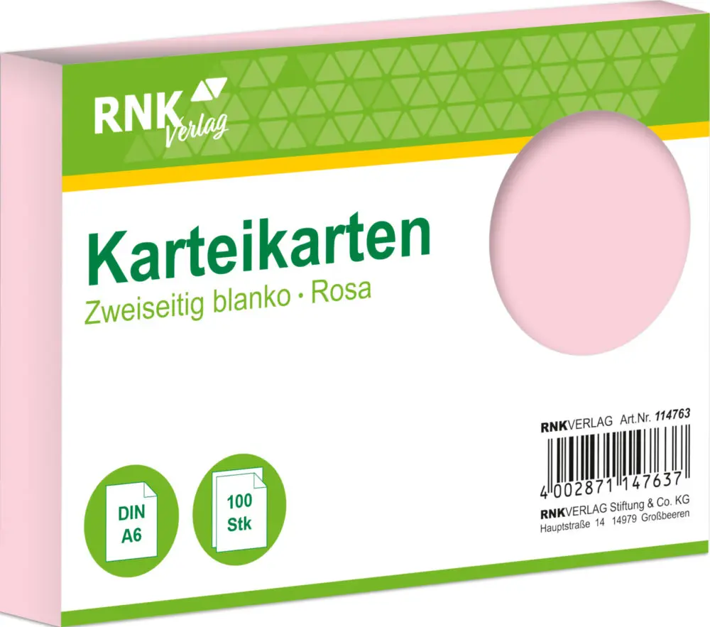 RNK Urlaubskarte A5 Quer 170 G/qm Liniert Weiß VE= Produktbild-Vorschau 12