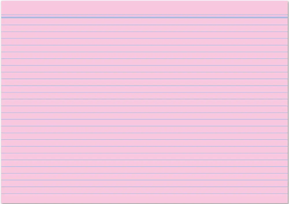 100 Karteikarten DIN A5 rosa liniert – Bild 2