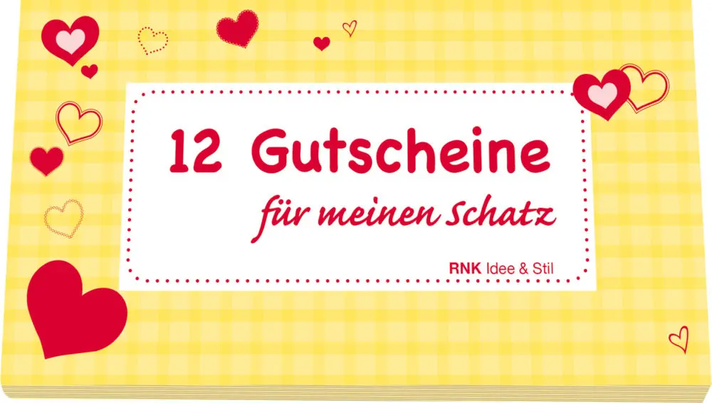 Gutscheinheft Idee & Stil "12 Gutscheine für meinen Schatz"