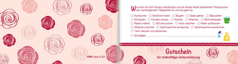 Gutscheinheft Idee & Stil "12 Gutscheine für die beste Mama" – Bild 3