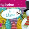 Gutscheinheft Idee & Stil "12 Weihnachtsgutscheine für Mama"