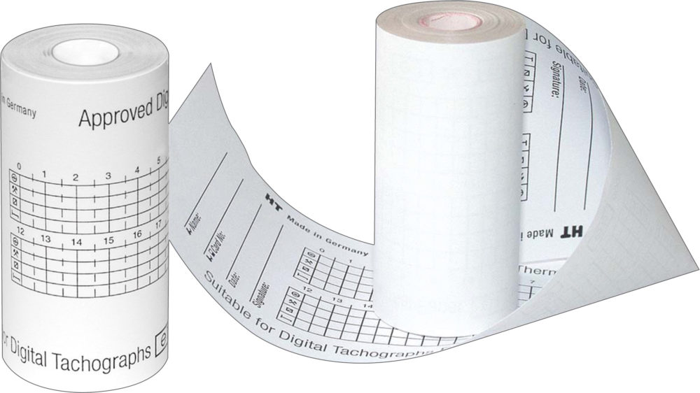 Abbildung zwei Thermopapierrollen