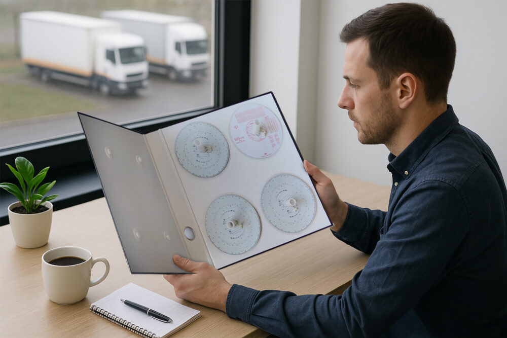 Archivordner für Diagrammscheiben – Bild 5