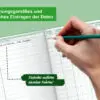 Ausfüllbeispiel des Fahrtenbuches
