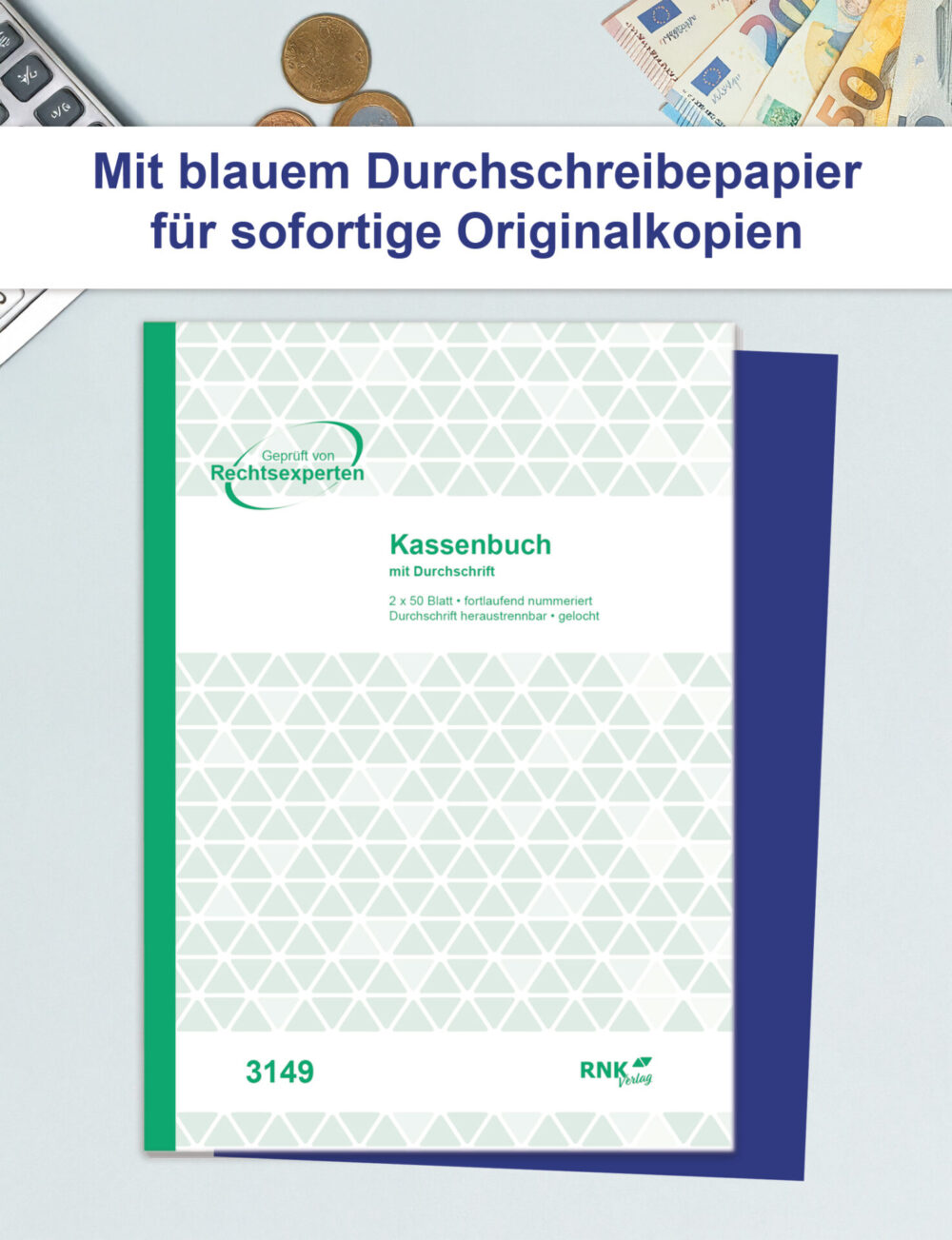 Kassenbuch - fortlaufend Nummeriert – Bild 3