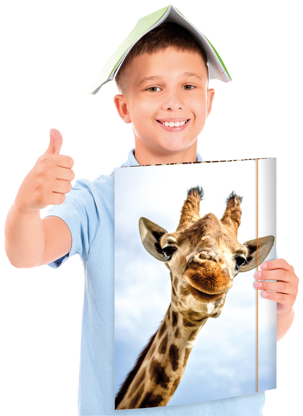 Zeichenmappe aus stabilem Karton, "Safari" für DIN A3 – Bild 5