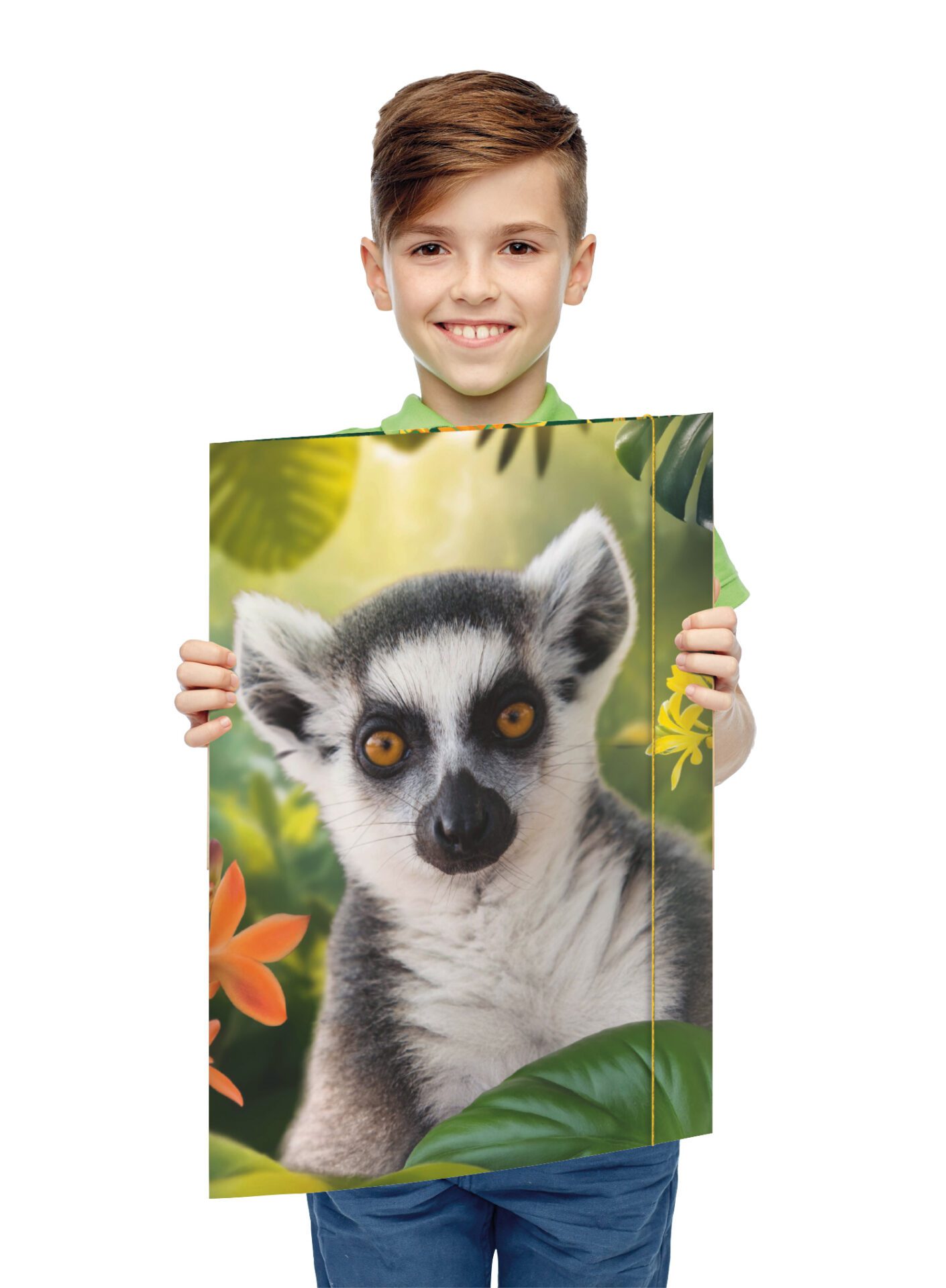 Zeichenmappe aus stabilem Karton, "Lemur" für DIN A3 – Bild 4