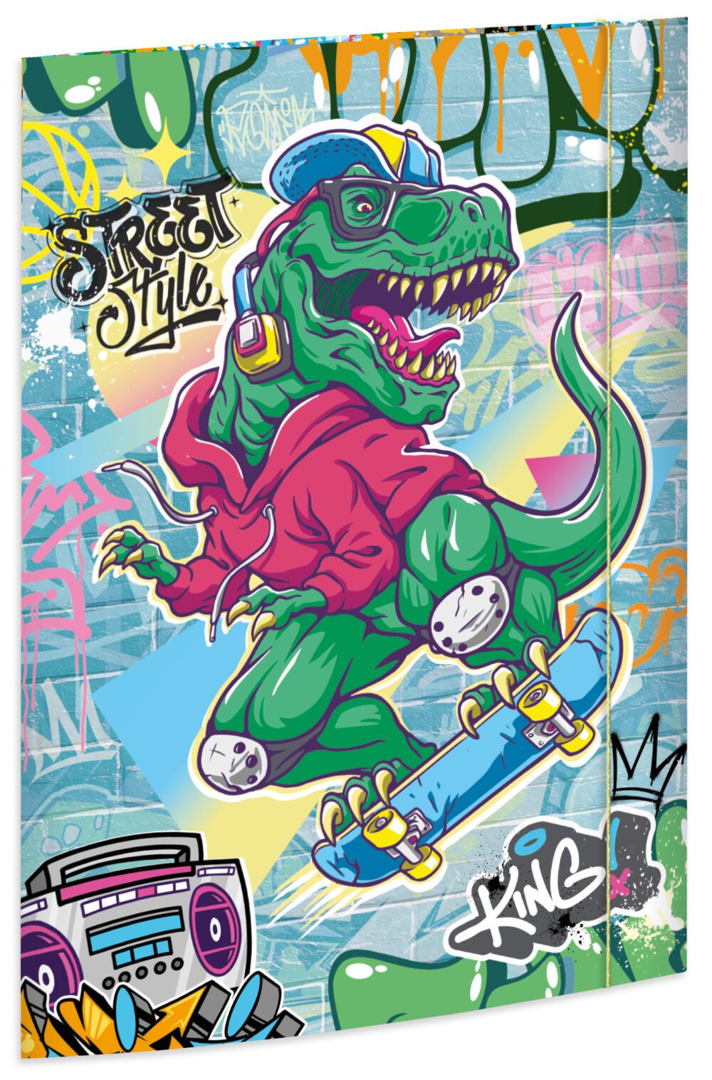 Zeichenmappe aus stabilem Karton, "Skatosaurus" für DIN A3