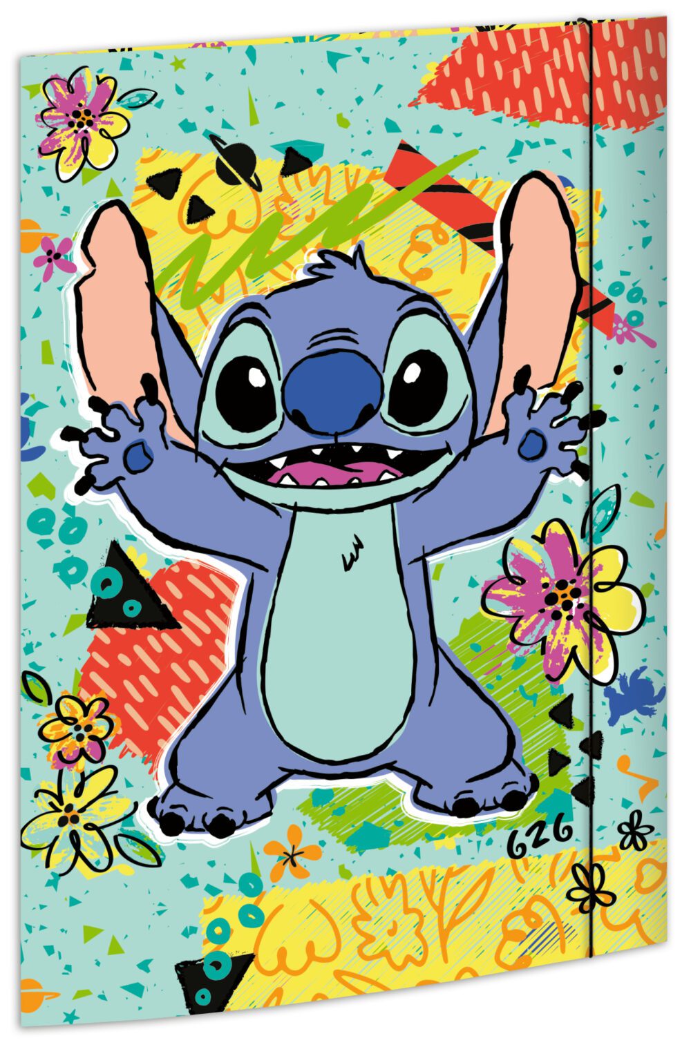 Zeichenmappe aus stabilem Karton, "Disney Stitch" für DIN A3