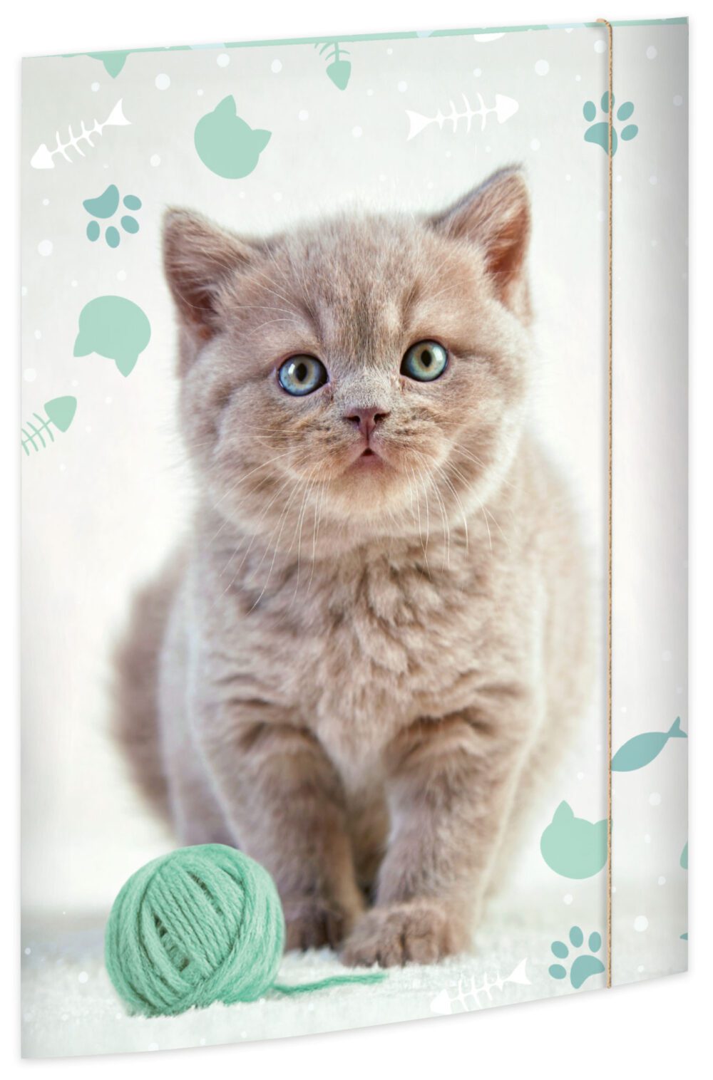 Zeichenmappe aus stabilem Karton, "Kitty" für DIN A3