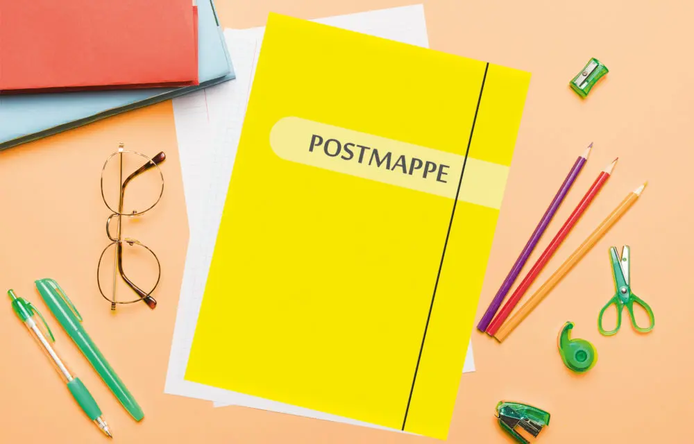 Postmappe aus stabilem Karton,  "Postmappe" für DIN A4 – Bild 2