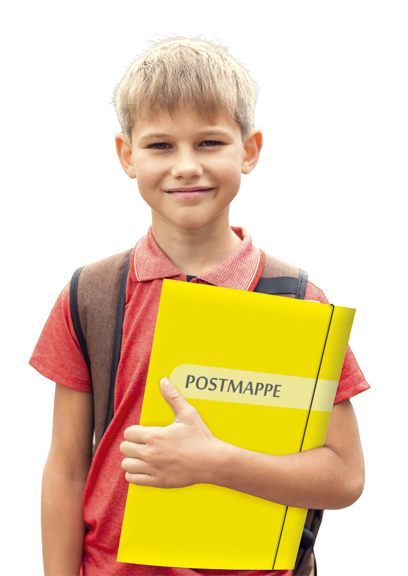 Postmappe für DIN A4 – stabiler Karton, gelb, mit Gummizugverschluss, 1 Stück – Bild 5