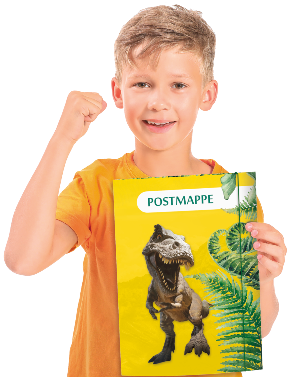 Postmappe "Tyrannosaurus" aus umweltfreundlichem Karton für DIN A4 – Bild 3
