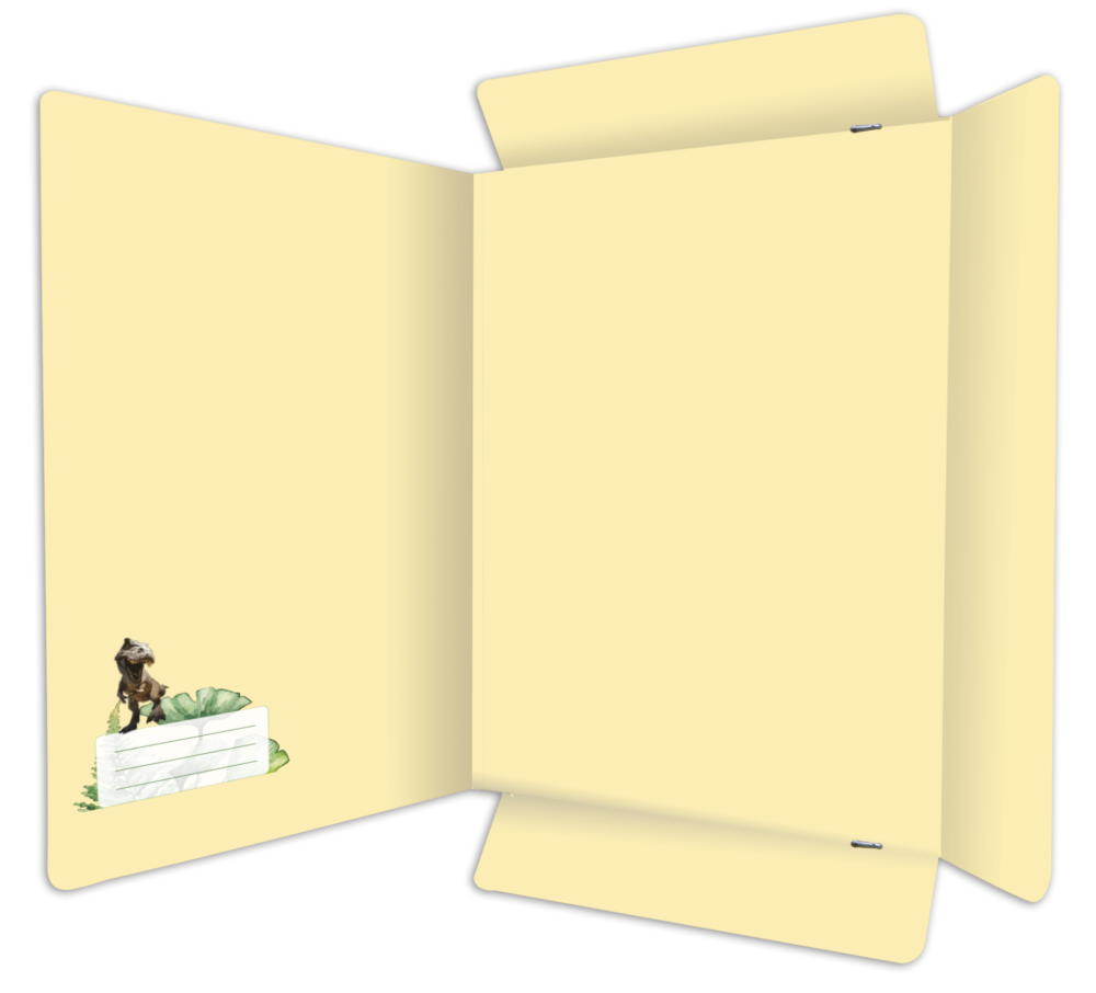 Postmappe "Tyrannosaurus" aus umweltfreundlichem Karton für DIN A4 – Bild 2