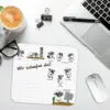 Mini-Schreibunterlage / Mousepad - Block "Wir schaafen das!" – Bild 4