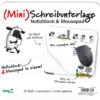 Deckblatt Mouse-Pad-Block und Mini-Schreibunterlage mit einem Schaf