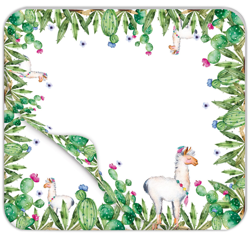 Mini-Schreibunterlage / Mousepad - Block "Lama" – Bild 3