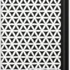 Notizbuch "black & white Flowers" Rückseite