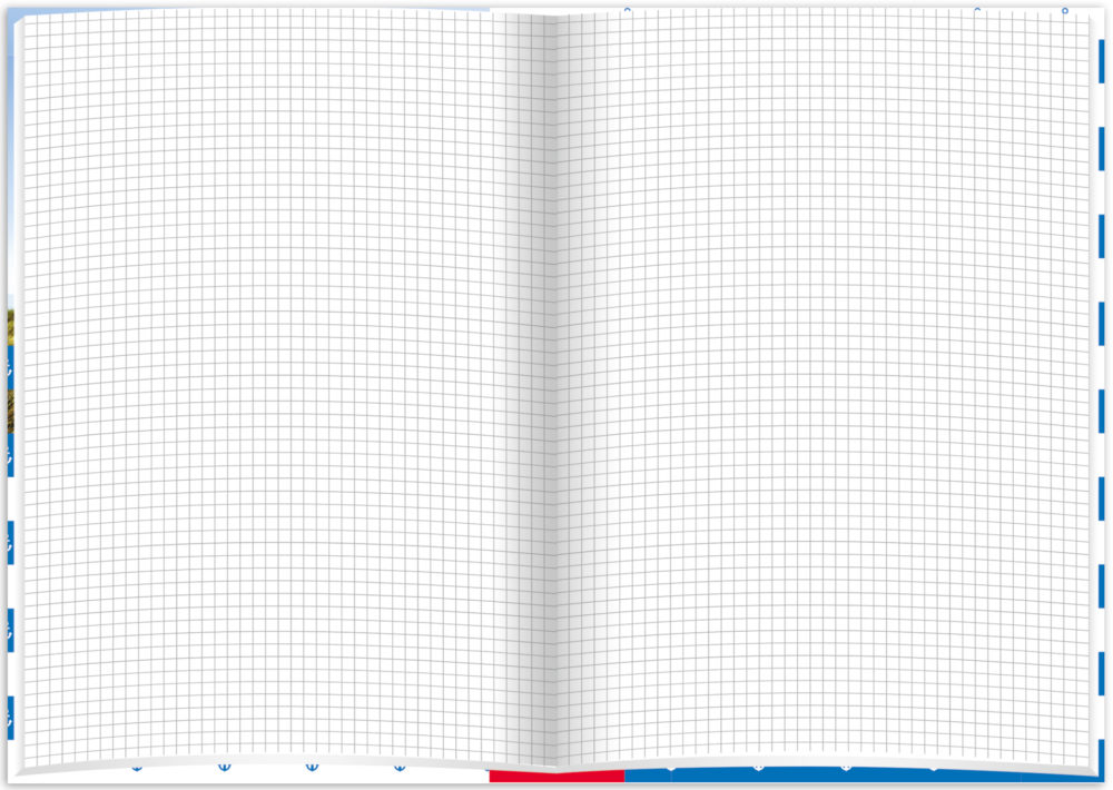 Notizbuch "Maritim" Lineatur innen kariert