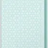 Notizbuch "Mint" Rückseite mit Muster