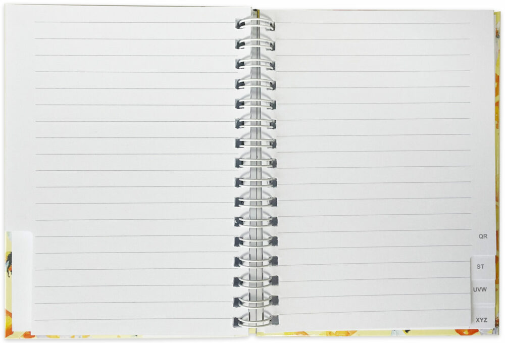 Notizbuch mit Register A-Z "Honey", DIN A6 – Bild 3