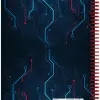 Rückseite des Spiral-Buches mit Herstellerangaben drauf