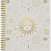 Cover Spiral-Notizbuch mit Sonne, Mond und Sterne Elementen drauf