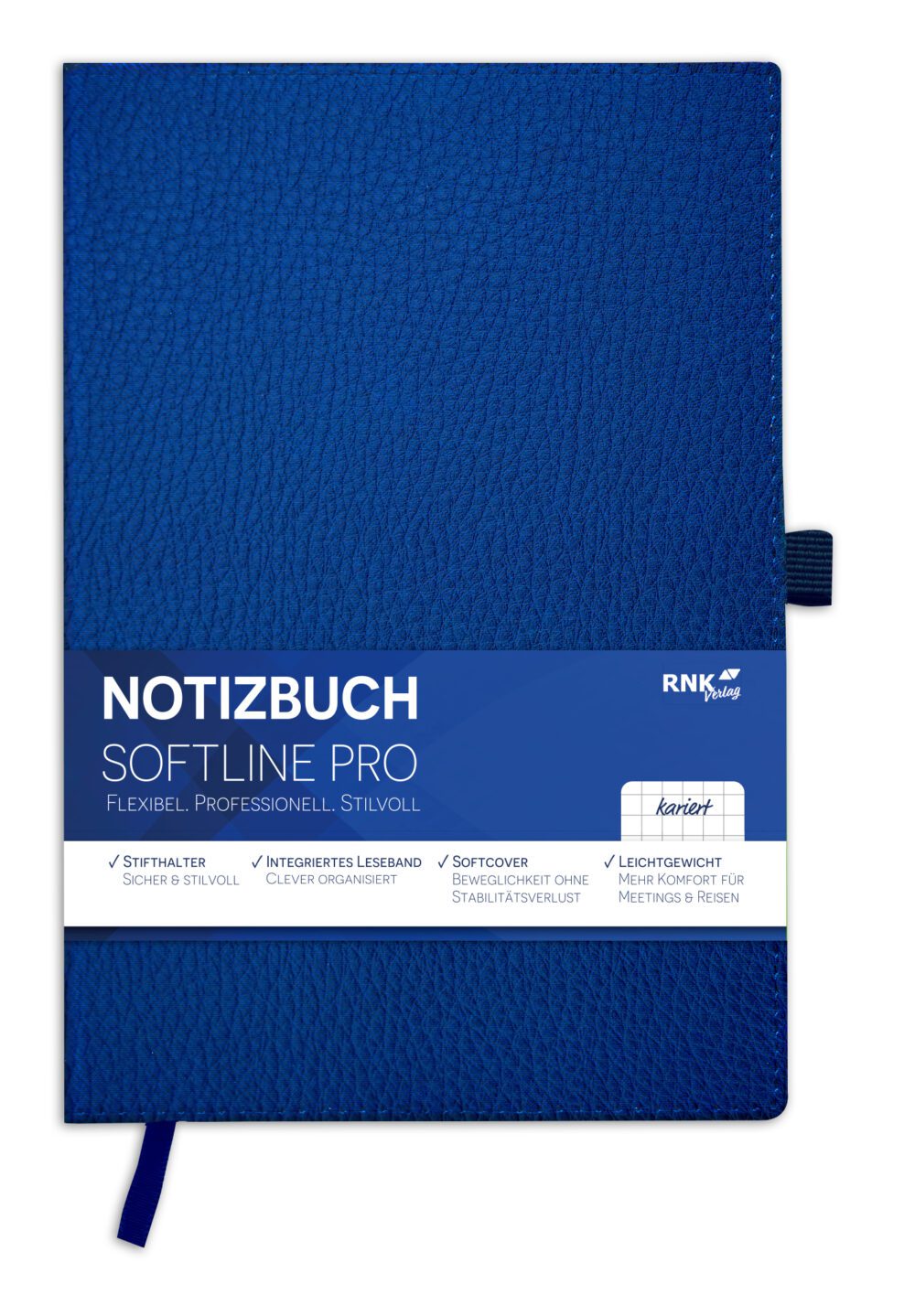 Premium Softcover-Notizbuch "Softline Pro", DIN A5, kariert