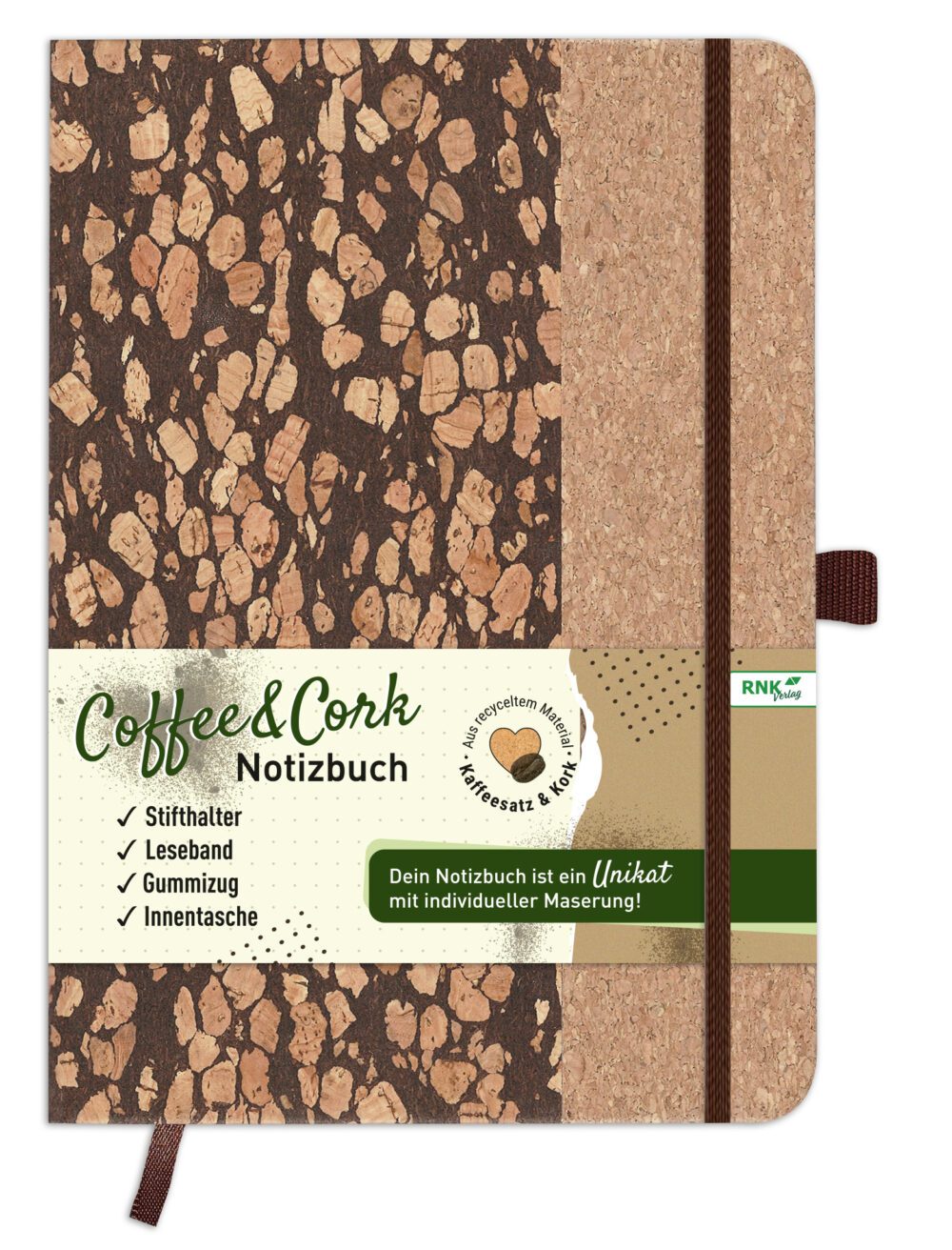 Eco Notizbuch "Coffee&Cork" DIN A5, dotted
