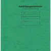 Abbildung Ausbildungsnachweishefter in Grün