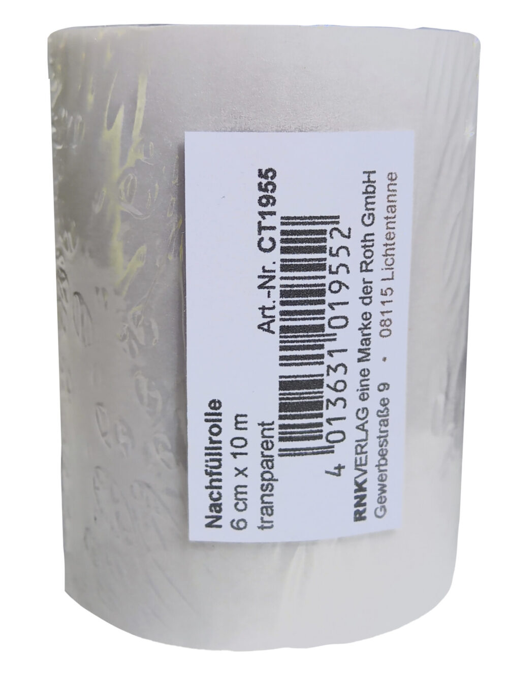 Nachfüllrolle Haftnotizen für Abroller 60 mm breit, transparent – Bild 2