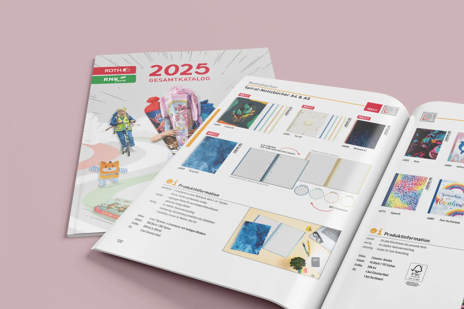 Abbildung Gesamtkatalog mit geöffneter Seite Abbildung Gesamtkatalog mit geöffneter Seite