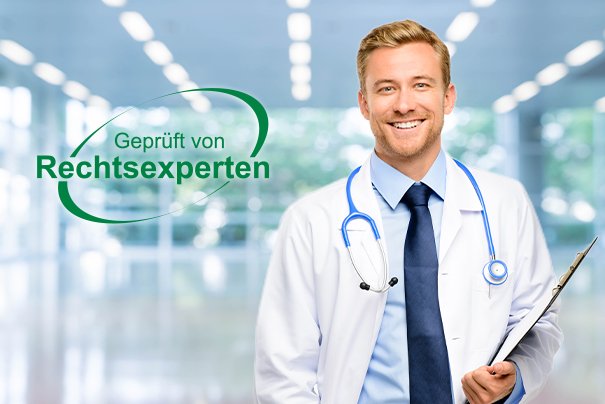 Patientenverfügung im Klemmbrett